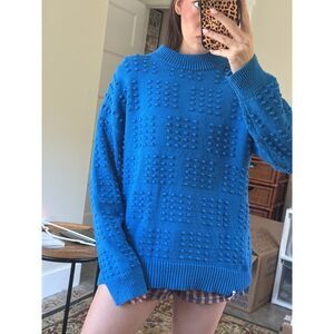 Royal Blue Sweater Womens Medium